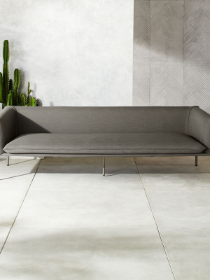 Novara Grey Outdoor Sofa