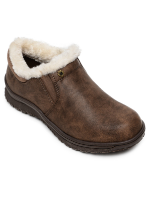 Minnetonka Women's Faux Leather Erie Winter Bootie 69501