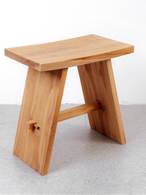 Teak A Stool