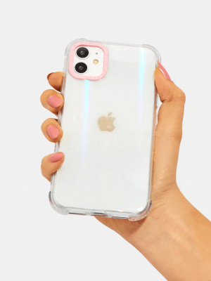 Minimal Pink Shock Iphone Case