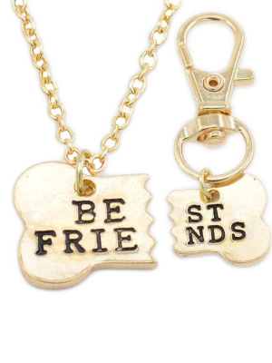 Best Friends Necklace & Dog Chain