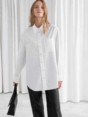 Oversized Voluminous Button Up Shirt