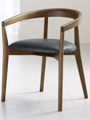 Cullen Shiitake Oceana Round Back Dining Chair