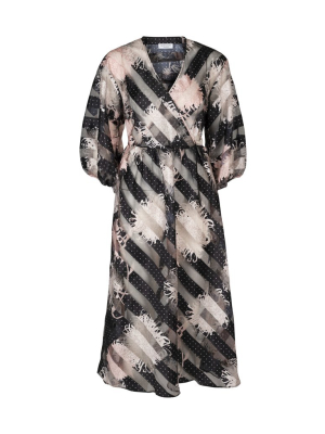 Arielle Black Print Dress