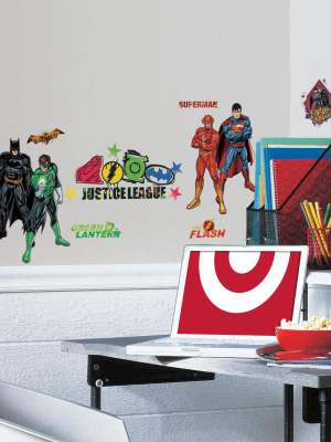 28 Justice League Peel And Stick Wall Decal - Roommates