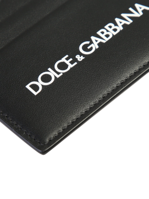 Dolce & Gabbana Logo Print Cardholder