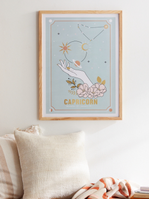 Emanuela Carratoni Zodiac Series Capricorn Art Print