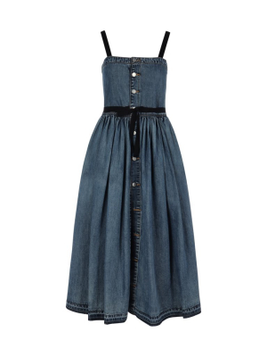 Redvalentino Denim Midi Dress