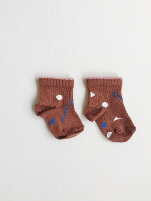 Organic Cotton Socks Coconut Shell