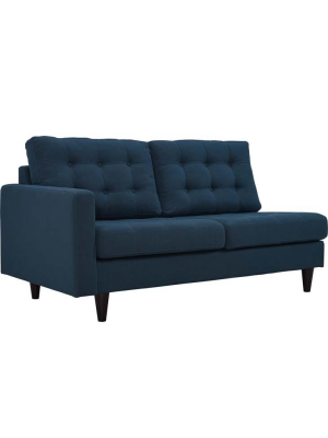 Emmy Left-facing Upholstered Fabric Loveseat