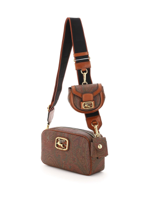 Etro Paisley Pegaso Crossbody Bag