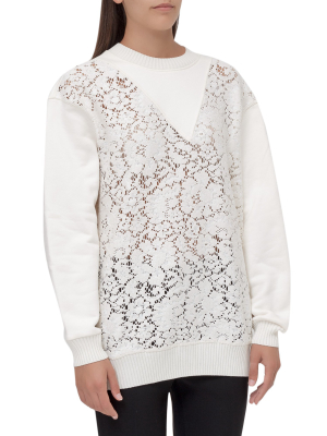 See By Chloé Lace Insert Sweatshirt