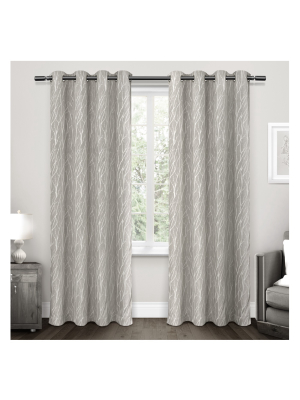 Forest Hill Woven Blackout Curtain Panels (54"x108") - Exclusive Home®