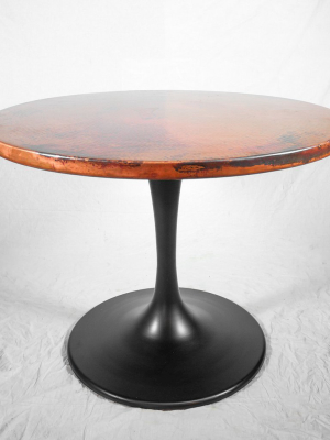 Copper Tulip Dining Table