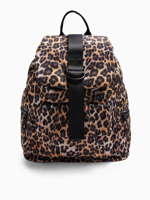 Considered Leopard Print Backpack