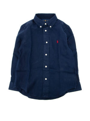 Ralph Lauren Kids Logo Embroidered Shirt