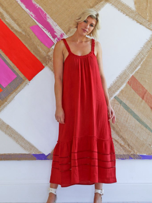 Frankie Maxi Dress | Red