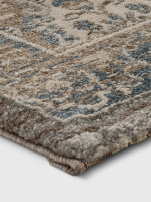Distressed Persian Woven Rug Brown - Threshold™