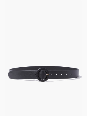 Round-buckle Waist Belt