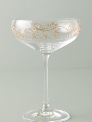 Fiorella Coupe Glasses, Set Of 4