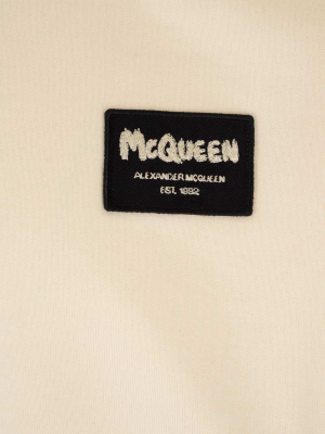 Alexander Mcqueen Graffiti Logo Patch Sweatshirt