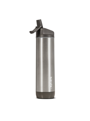 Hidratespark 21oz Vacuum Insulated Stainless Steel Bluetooth Smart Water Bottle With Straw Lid