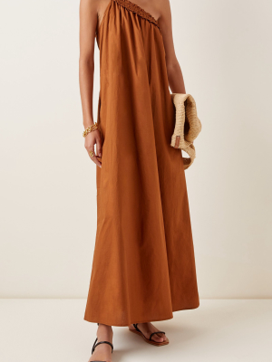 Donatella Poplin Maxi Dress