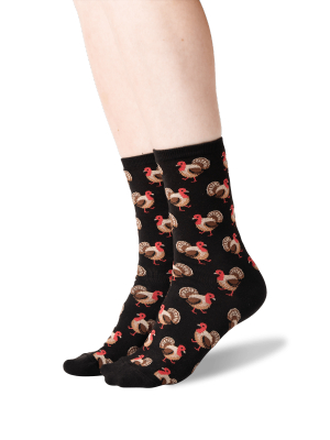 Women's Turkey Crew Socks