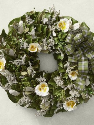 Springtime Floral Wreath