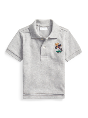 Polo Bear Cotton Mesh Polo