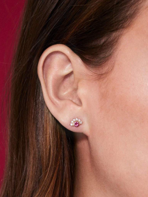 Red Spinel Studs
