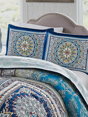 Boho Boutique Surya Reversible Comforter & Sham Set