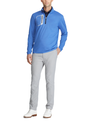 Stretch Jersey Quarter-zip Pullover