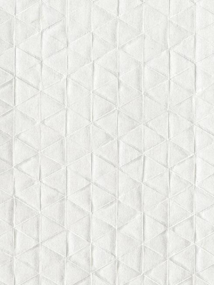 Sacred Geometry Wallpaper In White From The Moderne Collection By Stacy Garcia For York Wallcoverings