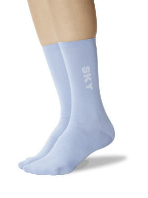 Women's Color Names Crew Socks