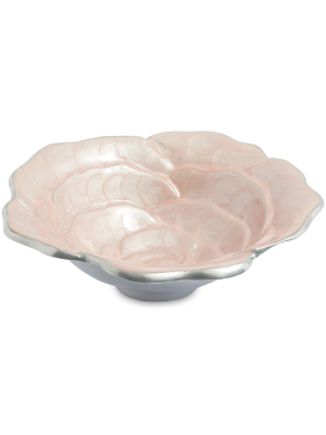 Julia Knight Rose 8" Bowl In Pink Ice