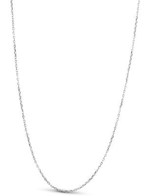 Pompeii3 14k White Gold 18" Chain With Lobster Clasp 1.6 Grams