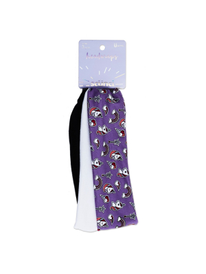 Scunci Unicorn Printed And Solid Headwrap - 3pk