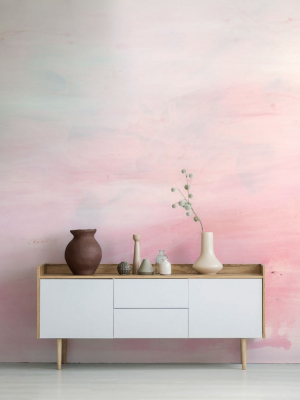 Ombre Self-adhesive Wall Mural In Pink By Zoe Bios Creative For Tempaper