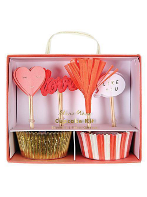 Meri Meri Valentine 18 Cupcake Kit