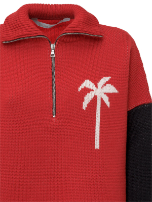 Palm Angels Palm Tree Intarsia Jumper