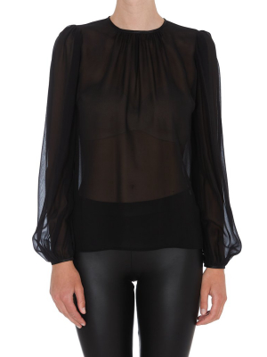 Elisabetta Franchi Draped Blouse