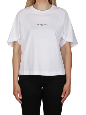 Stella Mccartney Logo Print Crewneck T-shirt