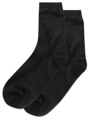 Women's Speckled Sheer Crew Socks