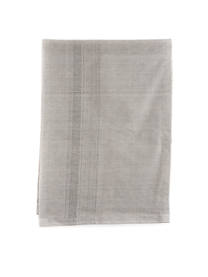 Textured Stripe Table Runner - Moonstone