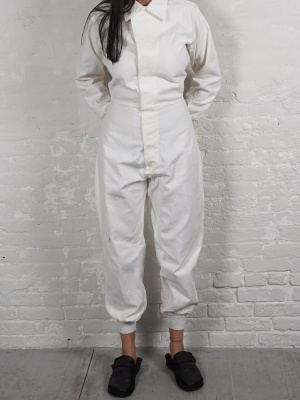 Us Military White Cotton Jumpsuits