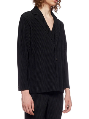 Homme Plissé Issey Miyake Long-sleeved Buttoned Jacket