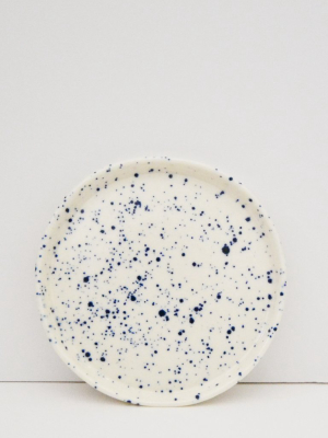 Porcelain Splatter Platter Putty & Ink