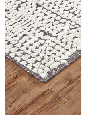 Feizy Rug Norah 6305f, Ivory Charcoal