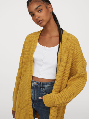 Textured-knit Cardigan